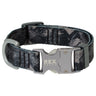 Gray Abstract Mountain Trails End Collar
